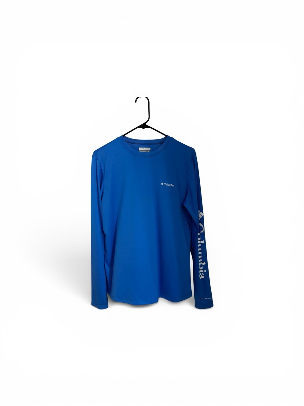 Columbia Omni Shade Long Sleeve Swim Top - Blue Large - Picture 2 of 4
